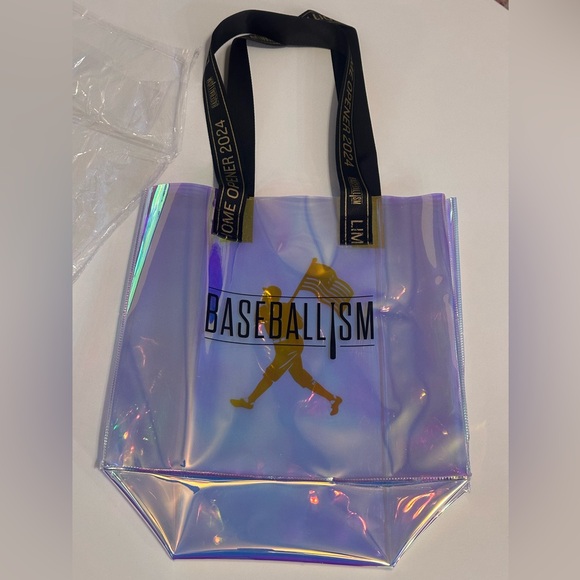 Baseballism Home Opener 2024 Clear Vinyl Tote Bag - Picture 5 of 7